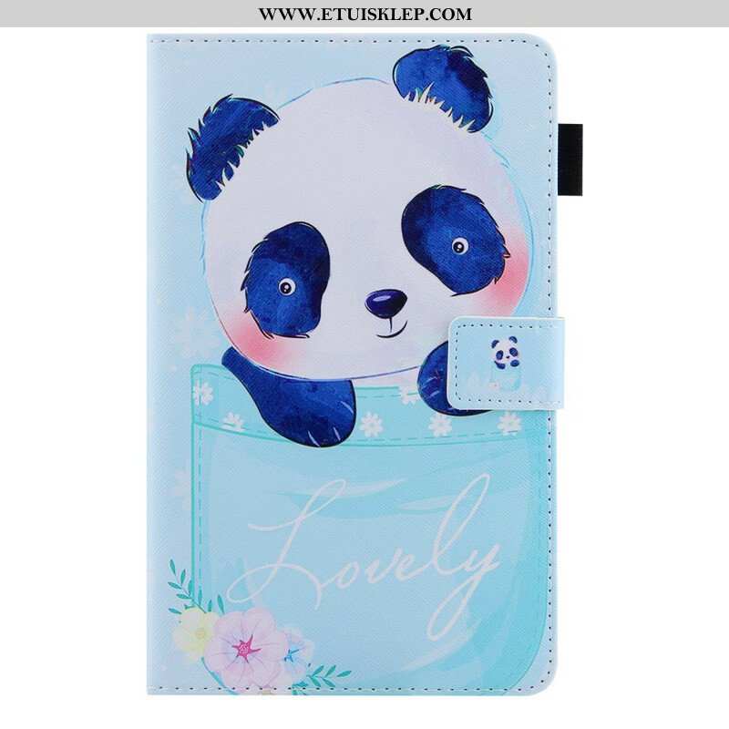 Etui Folio do Samsung Galaxy Tab A7 Lite Słodka Panda